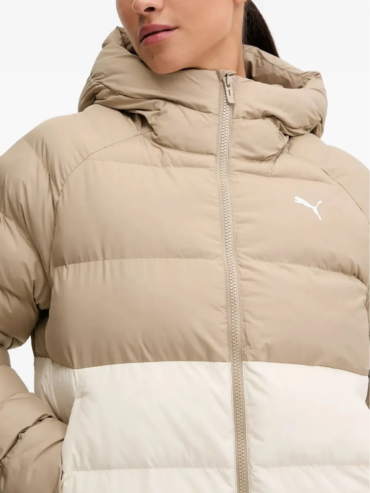 PUMA フード付きカラー・ブロックジャケット - 画像4