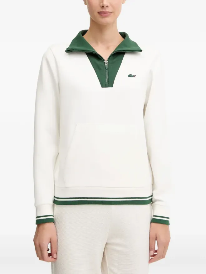 Lacoste Lacoste ジップ付きモックネックセーターの商品画像