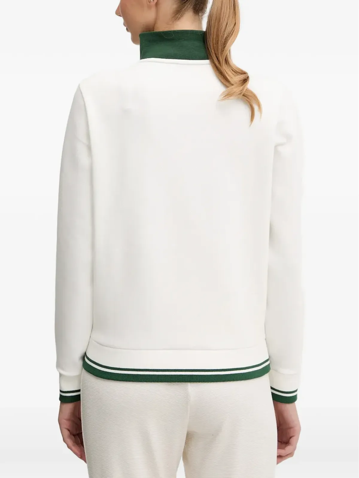 Lacoste ジップ付きモックネックセーター - 画像3
