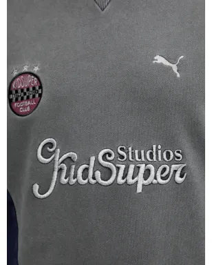 PUMA × Kidsuper カラーブロック ロゴ刺繍 スウェットシャツ - サムネイル5