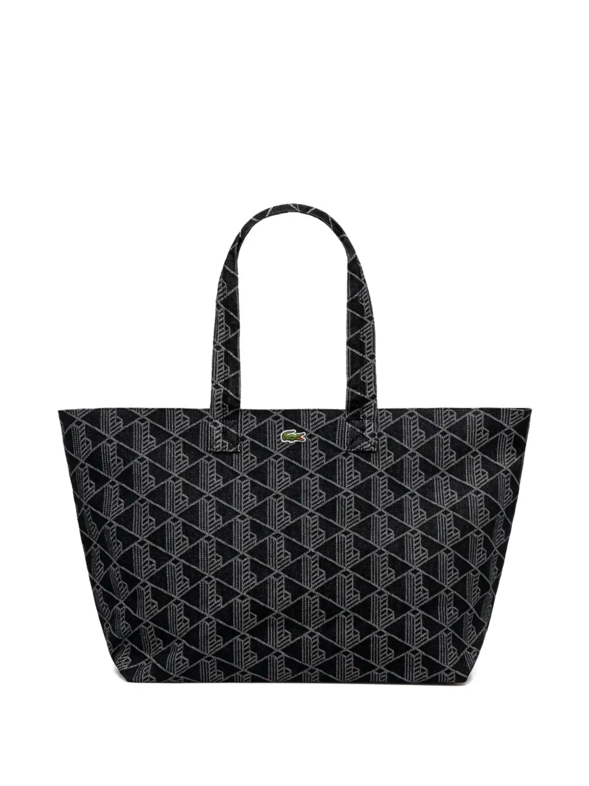 Lacoste ジャカード ロゴ トートバッグ - 画像1