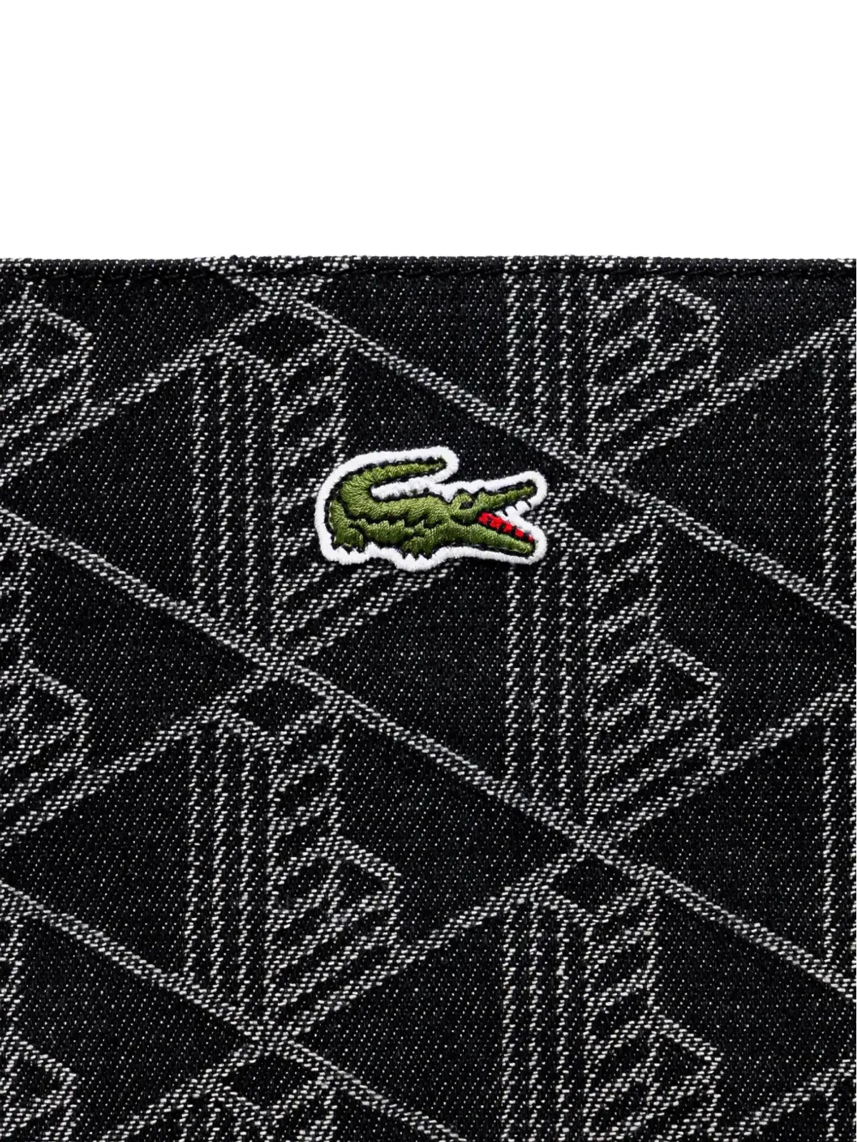 Lacoste ジャカード ロゴ トートバッグ - 画像5