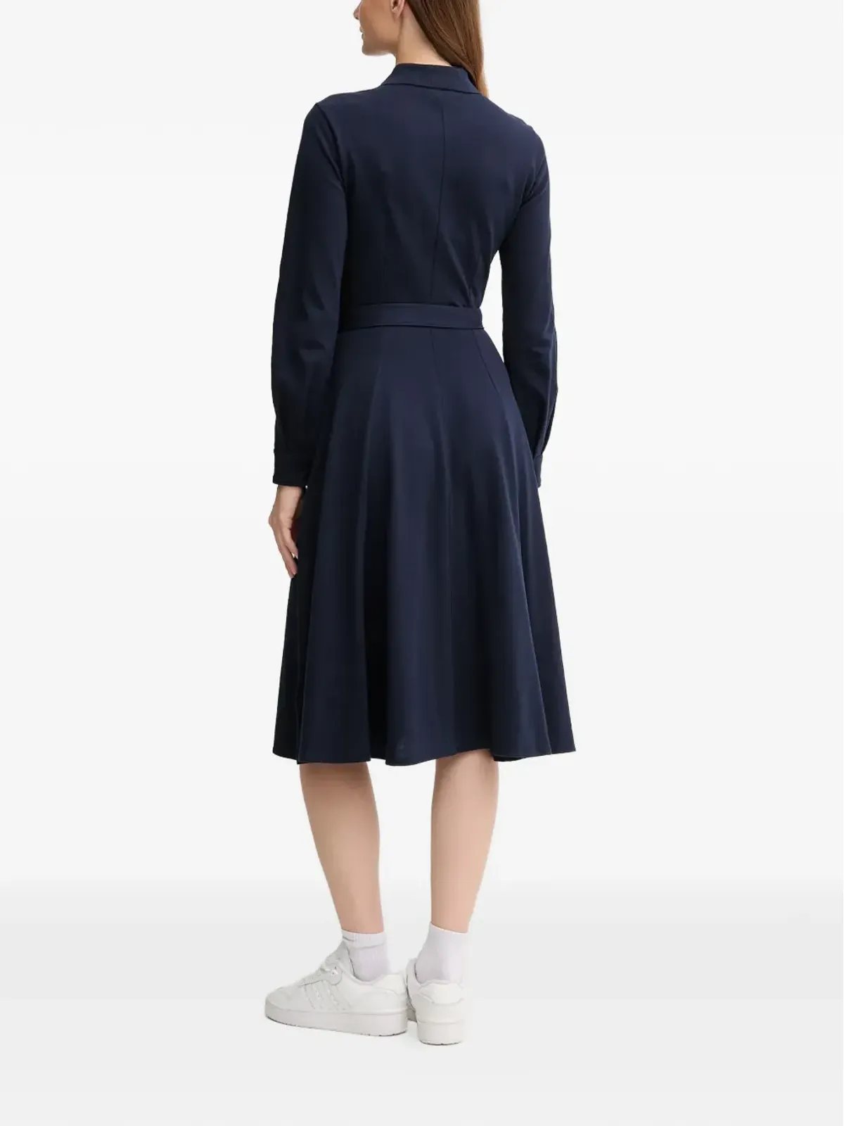 Lacoste ボタンベルト付きミディドレス - 画像2