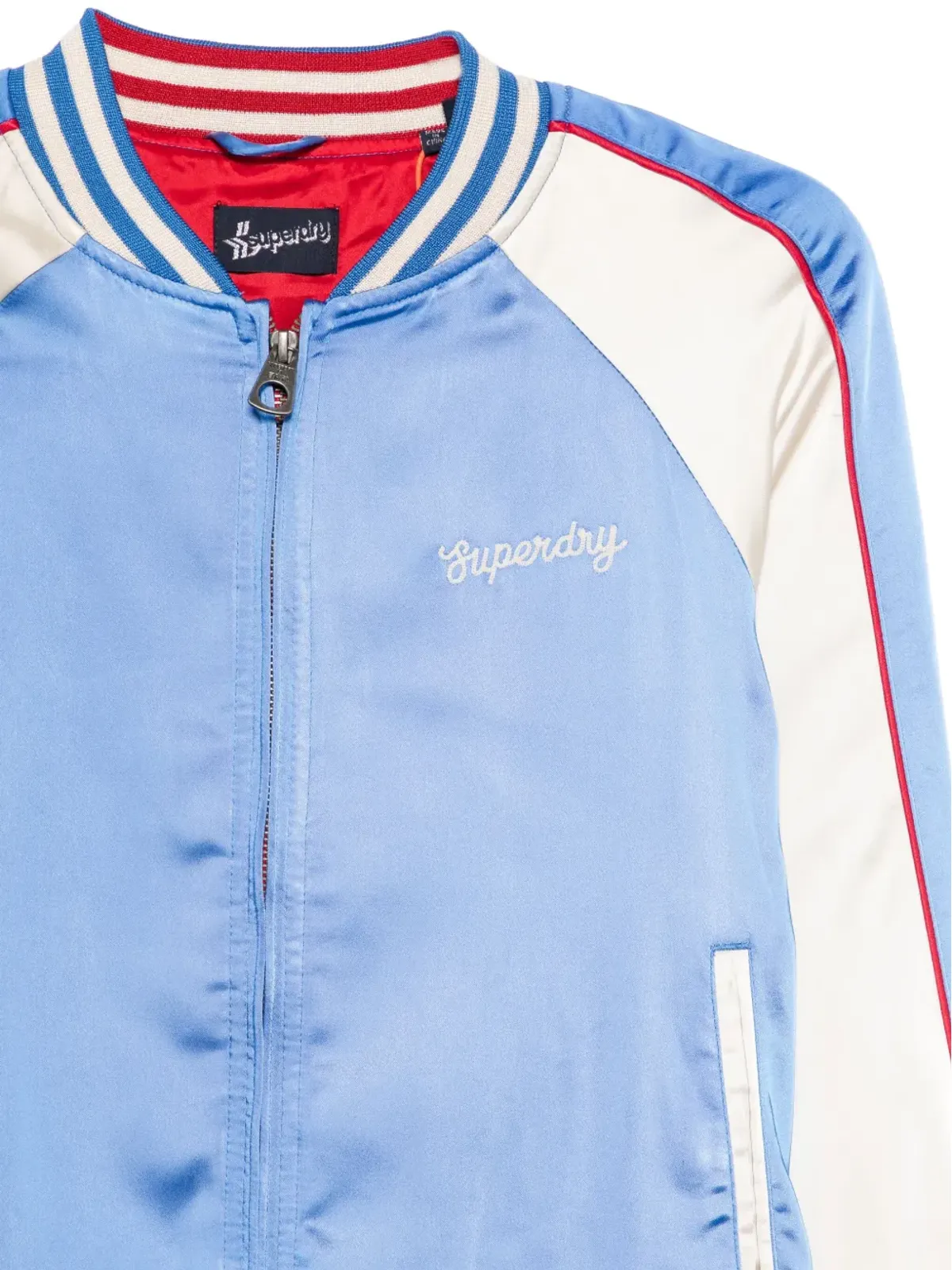 Superdry ストライプ柄ボンバージャケット - 画像3