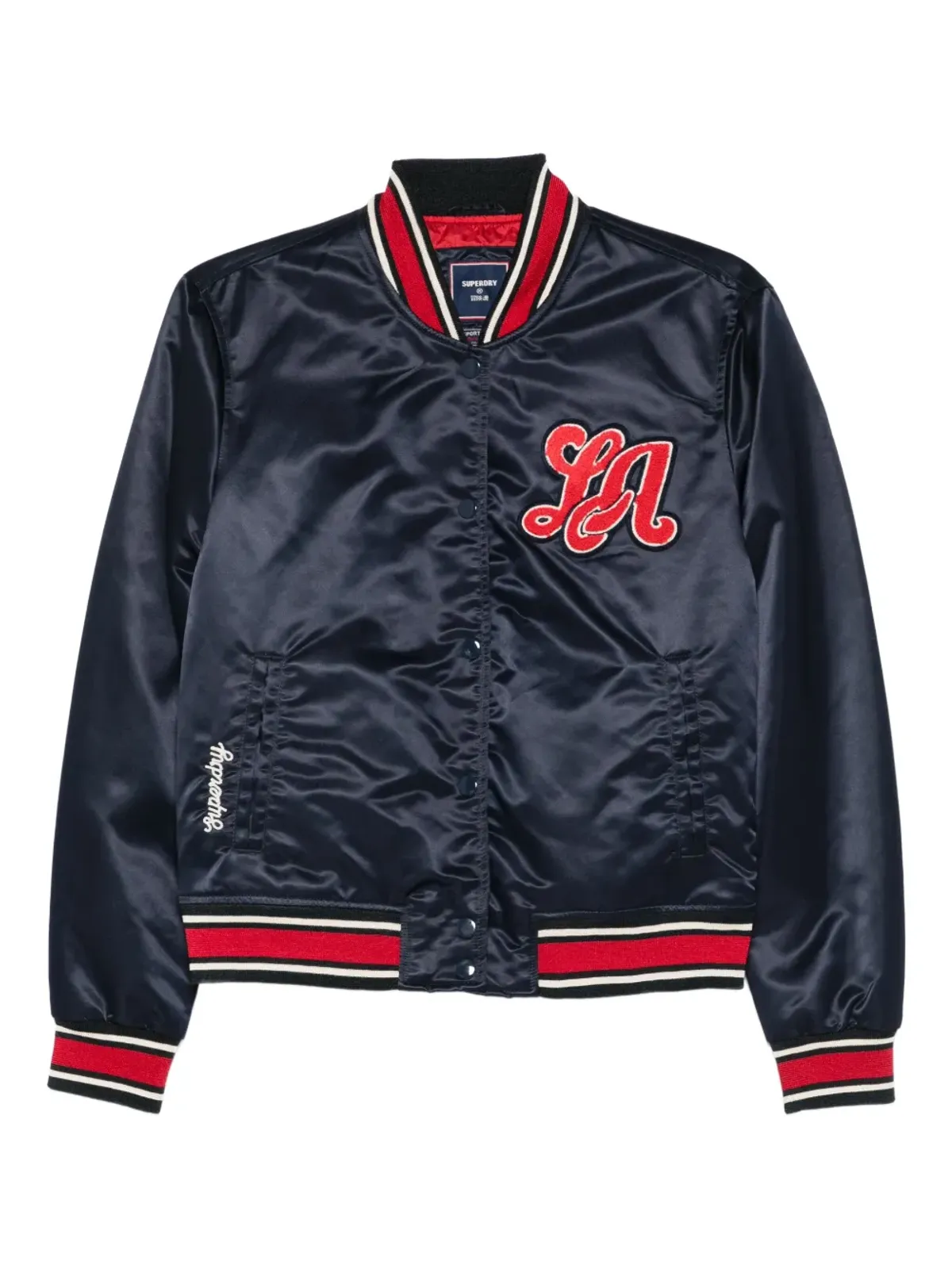 Superdry ロゴアップリケ付きボンバージャケット - 画像1