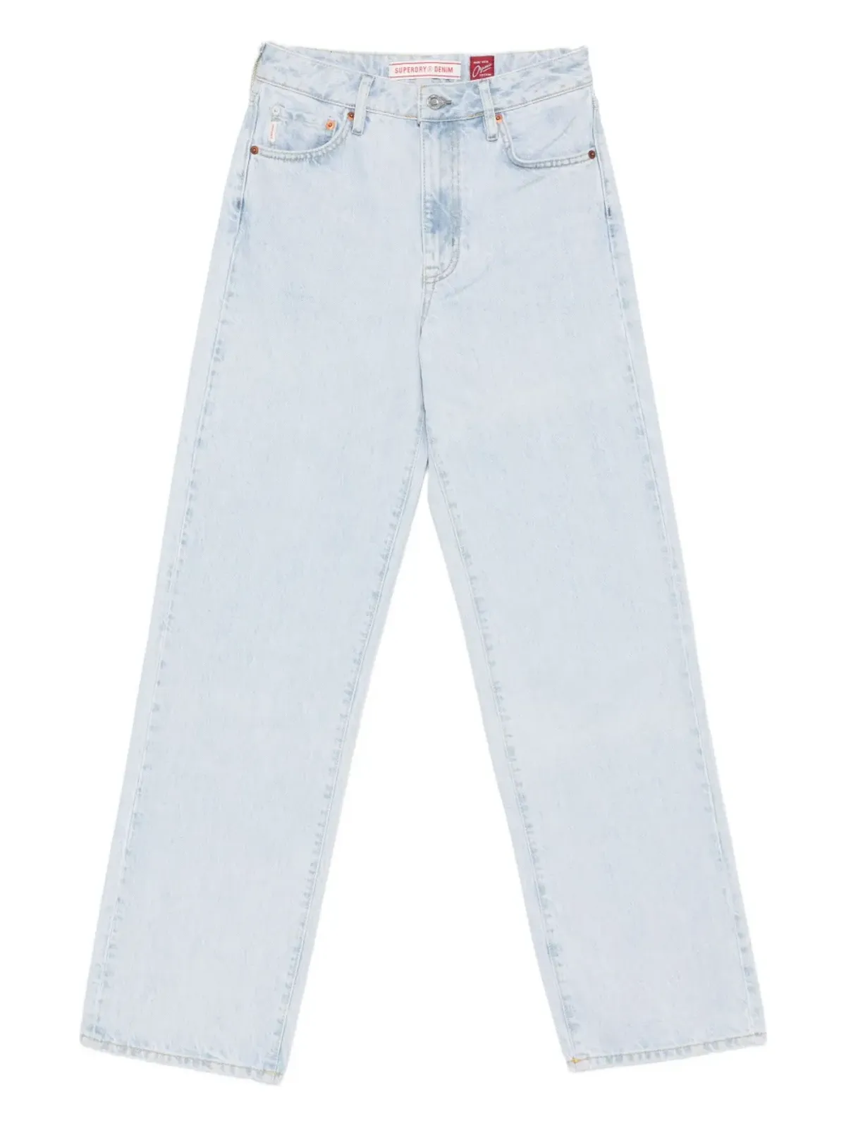 Superdry ワイドレッグオーガニックコットンデニムジーンズ - 画像1