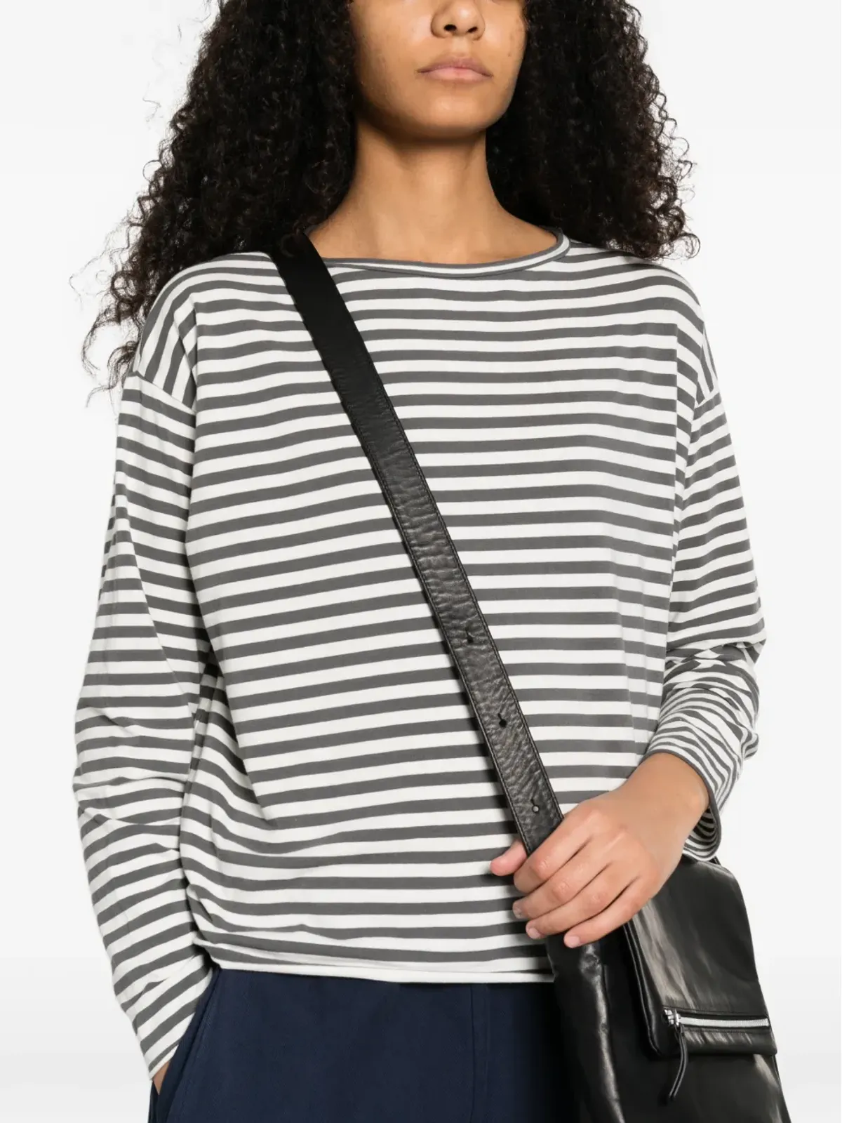 Labo Art Lola striped long-sleeve top - White - 画像5