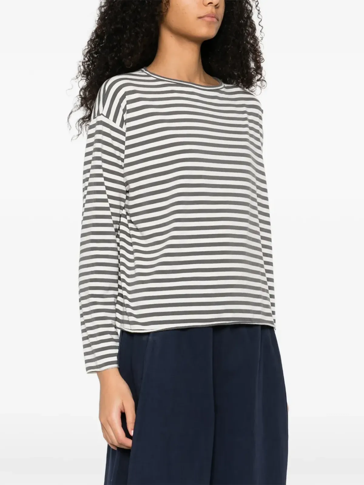 Labo Art Lola striped long-sleeve top - White - 画像3