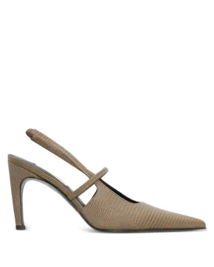 TOTEME リザードエフェクト・ストラップ付きヒールパンプス - サムネイル1