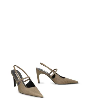 TOTEME リザードエフェクト・ストラップ付きヒールパンプス - サムネイル2