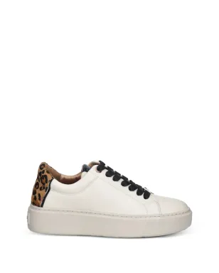 Alexander Smith London leopard-panel sneakers - Neutrals - サムネイル1