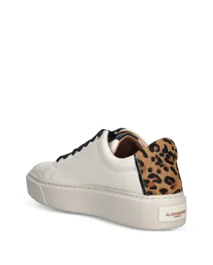 Alexander Smith London leopard-panel sneakers - Neutrals - サムネイル3