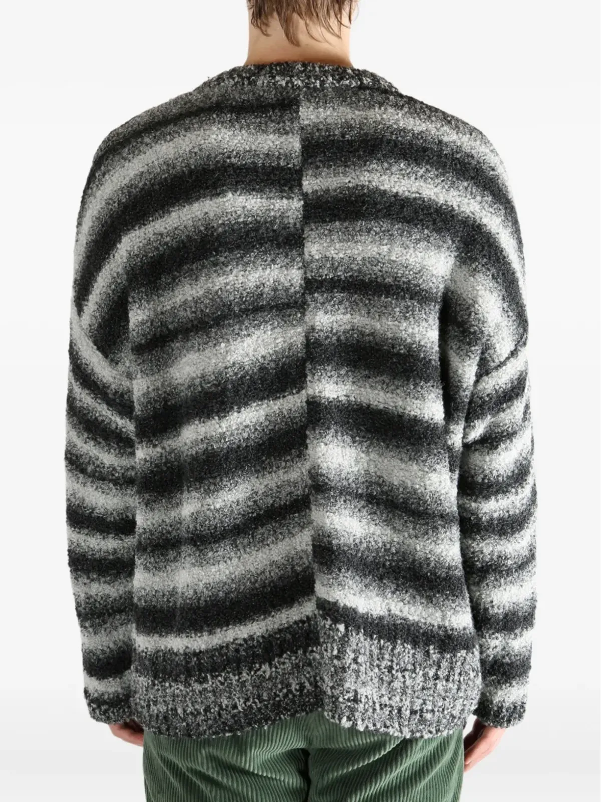 The Elder Statesman ローバー ストライプ ニット - 画像4