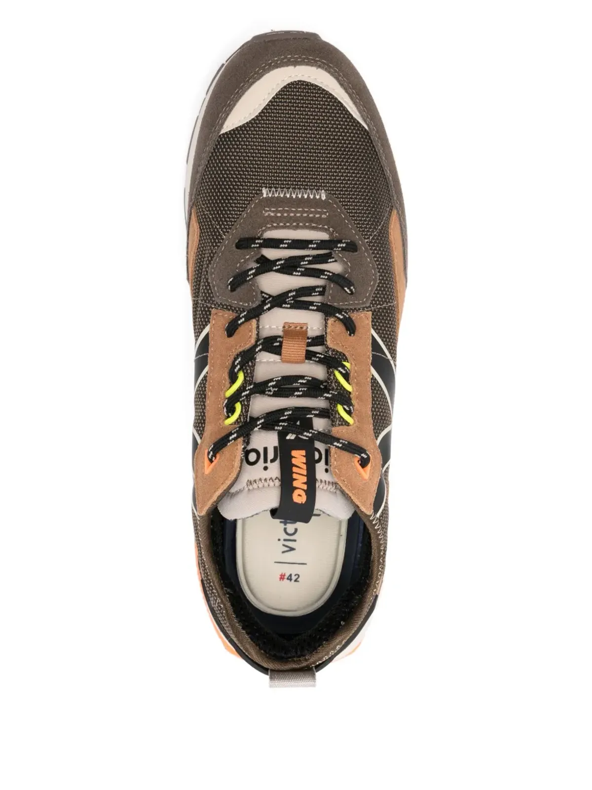 Victoria 1985 Wing Evo panelled sneakers - Brown - 画像4