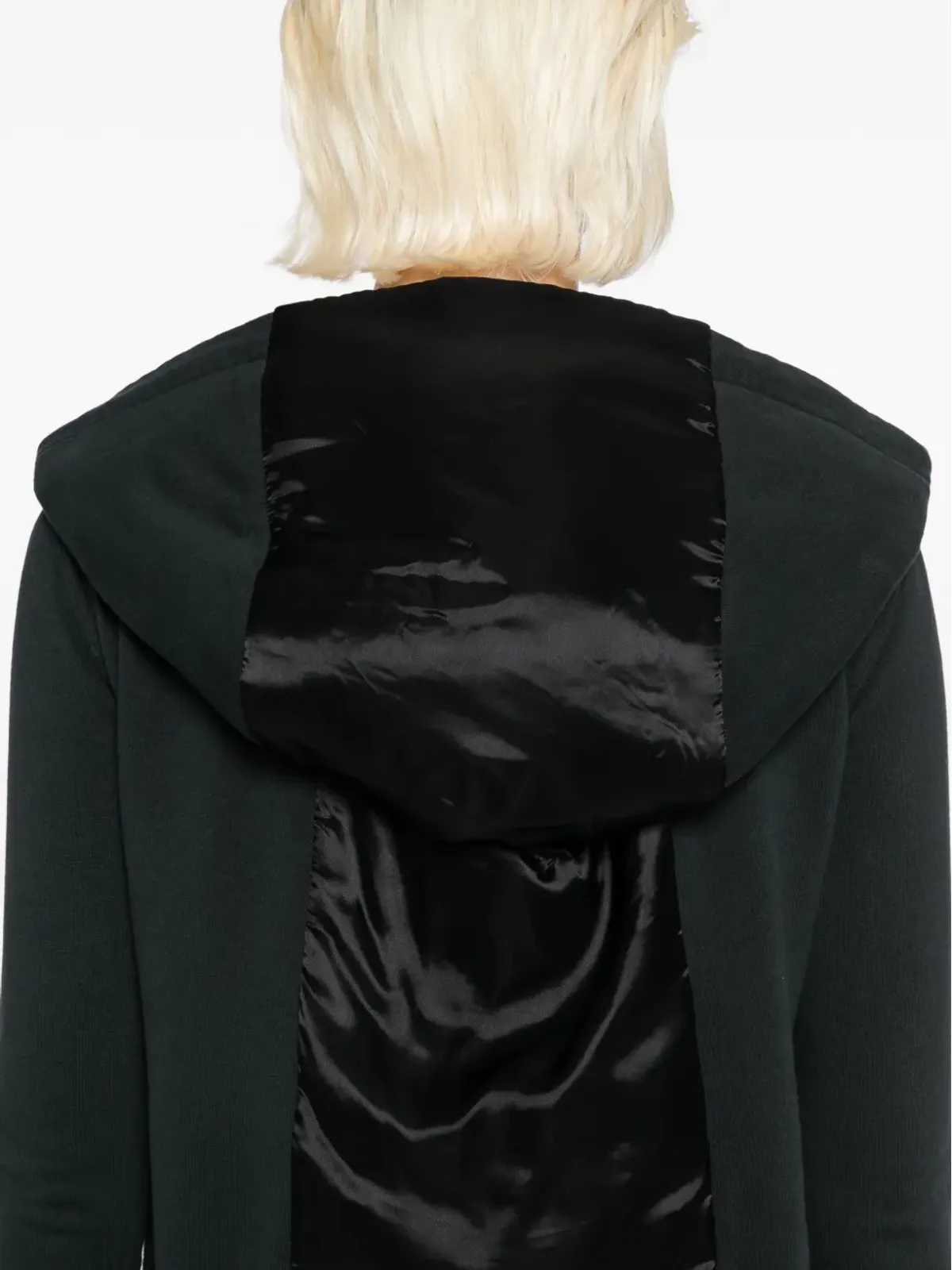 MM6 Maison Margiela logo-embroidered jacket - Grey - 画像5