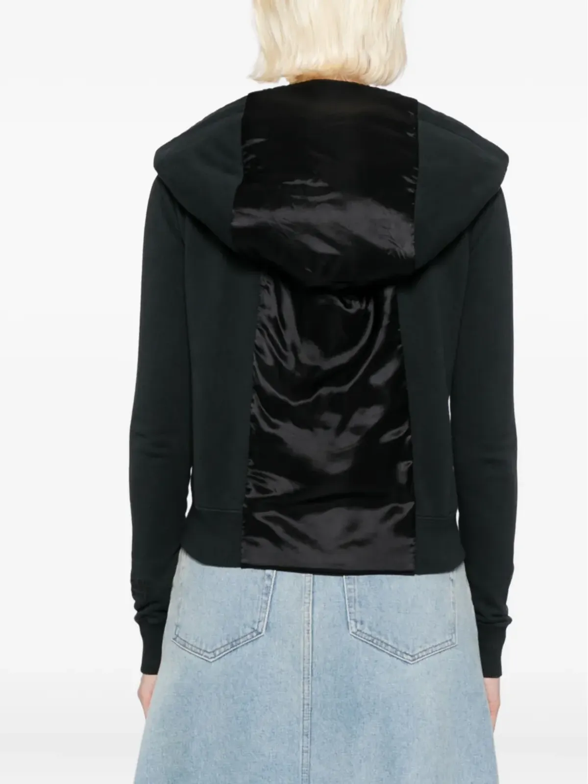 MM6 Maison Margiela logo-embroidered jacket - Grey - 画像4