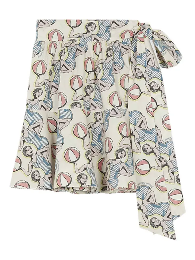 Maison Kitsuné Maison Kitsuné プリントスカートの商品画像
