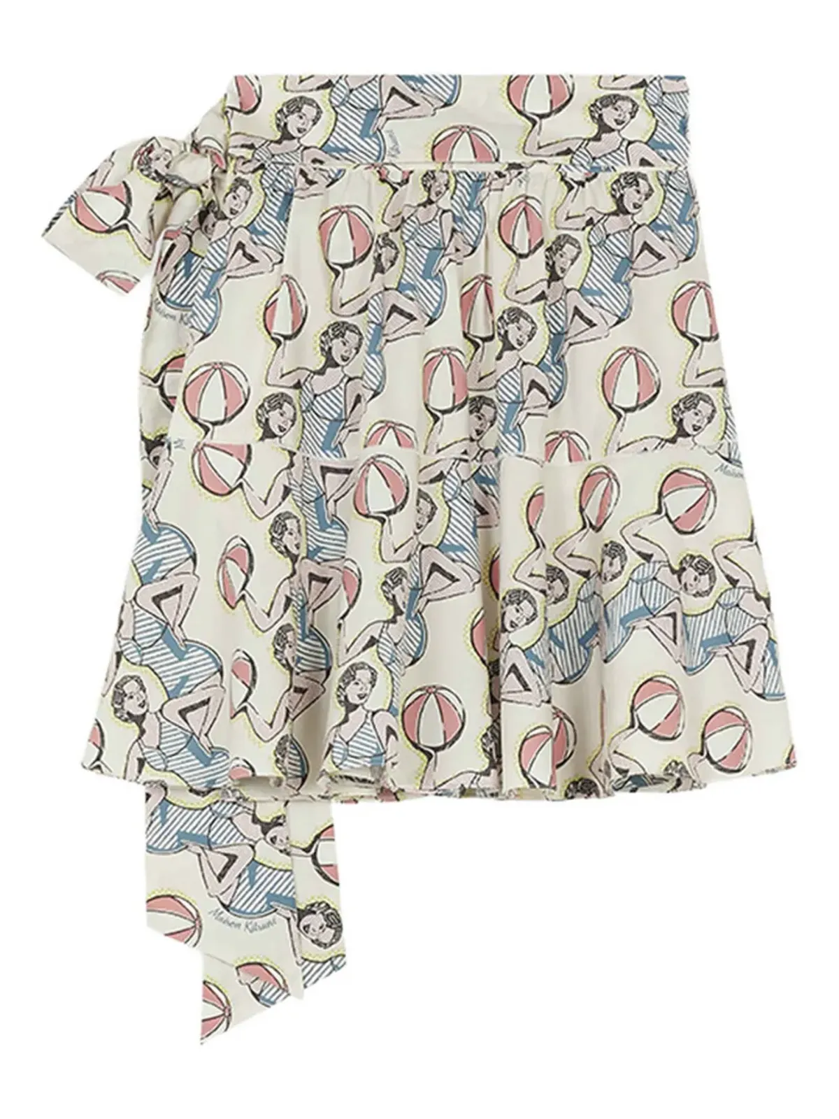 Maison Kitsuné プリントスカート - 画像5