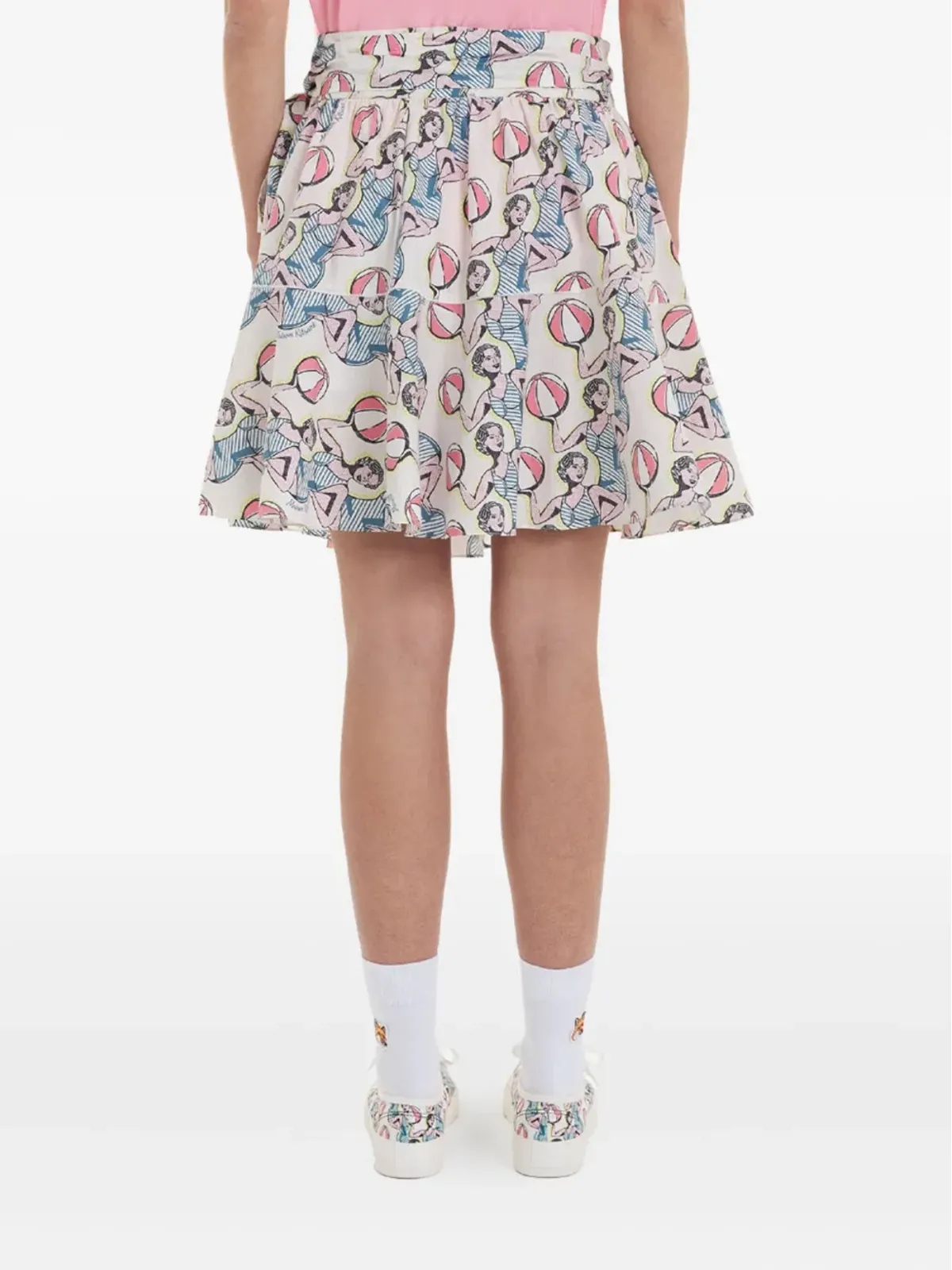 Maison Kitsuné プリントスカート - 画像3