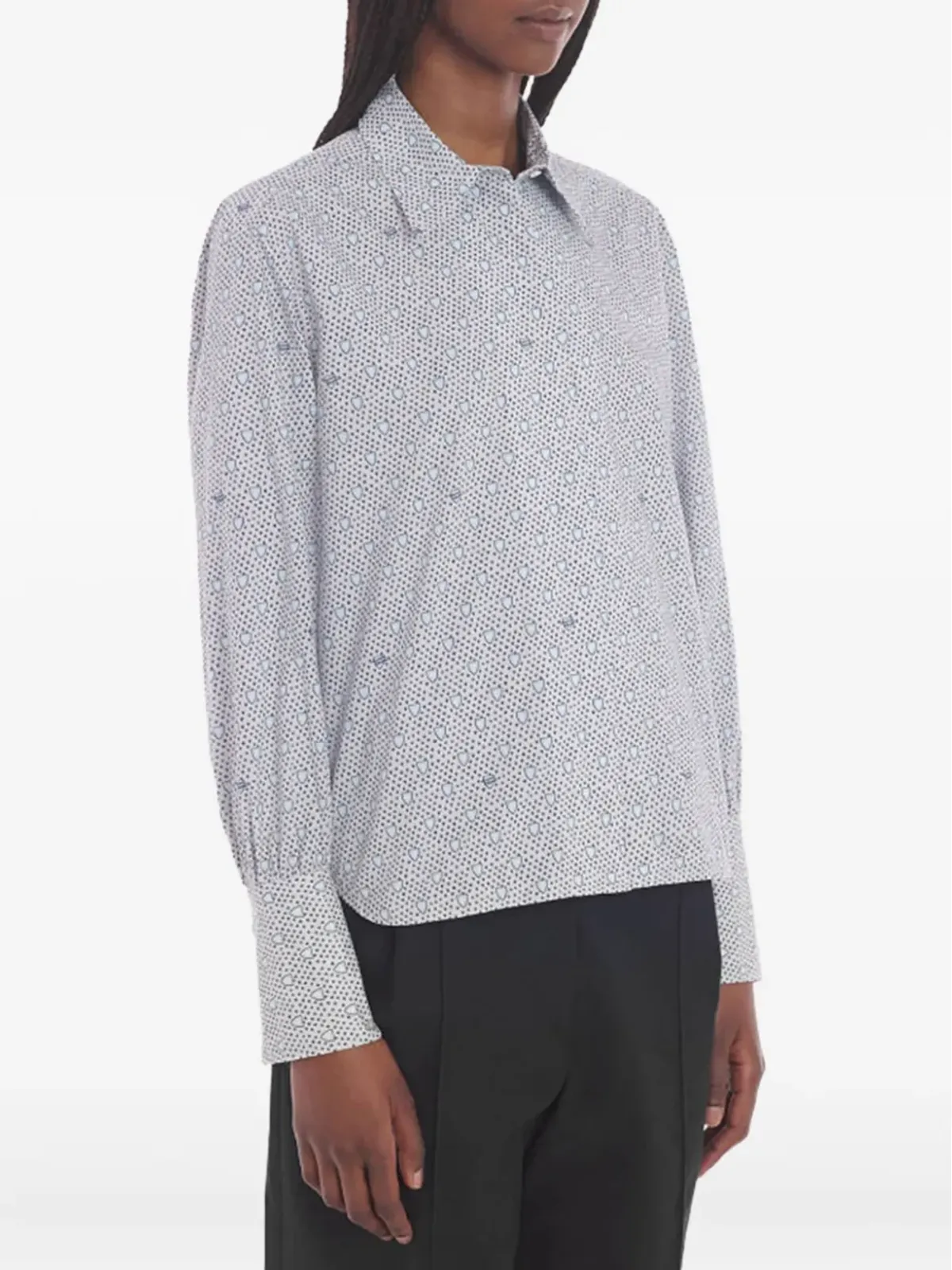 Maison Kitsuné フールラード柄シャツ - White - 画像2