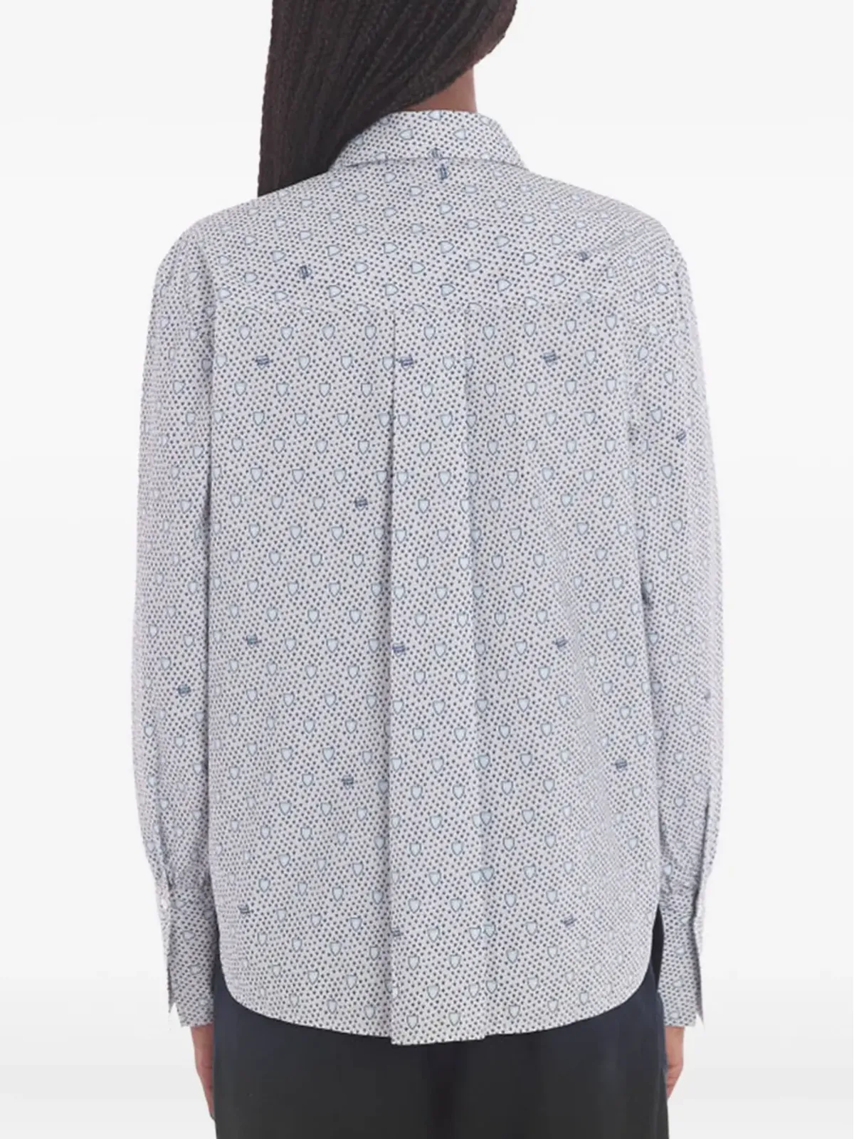 Maison Kitsuné フールラード柄シャツ - White - 画像3
