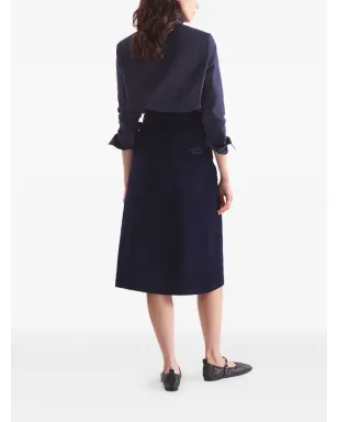 Maison Kitsuné コーデュロイのスリットスカート - サムネイル3