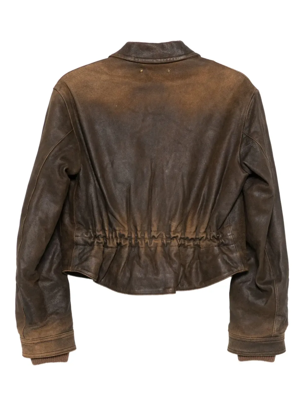 Golden Goose ジップアップレザージャケット - 画像2
