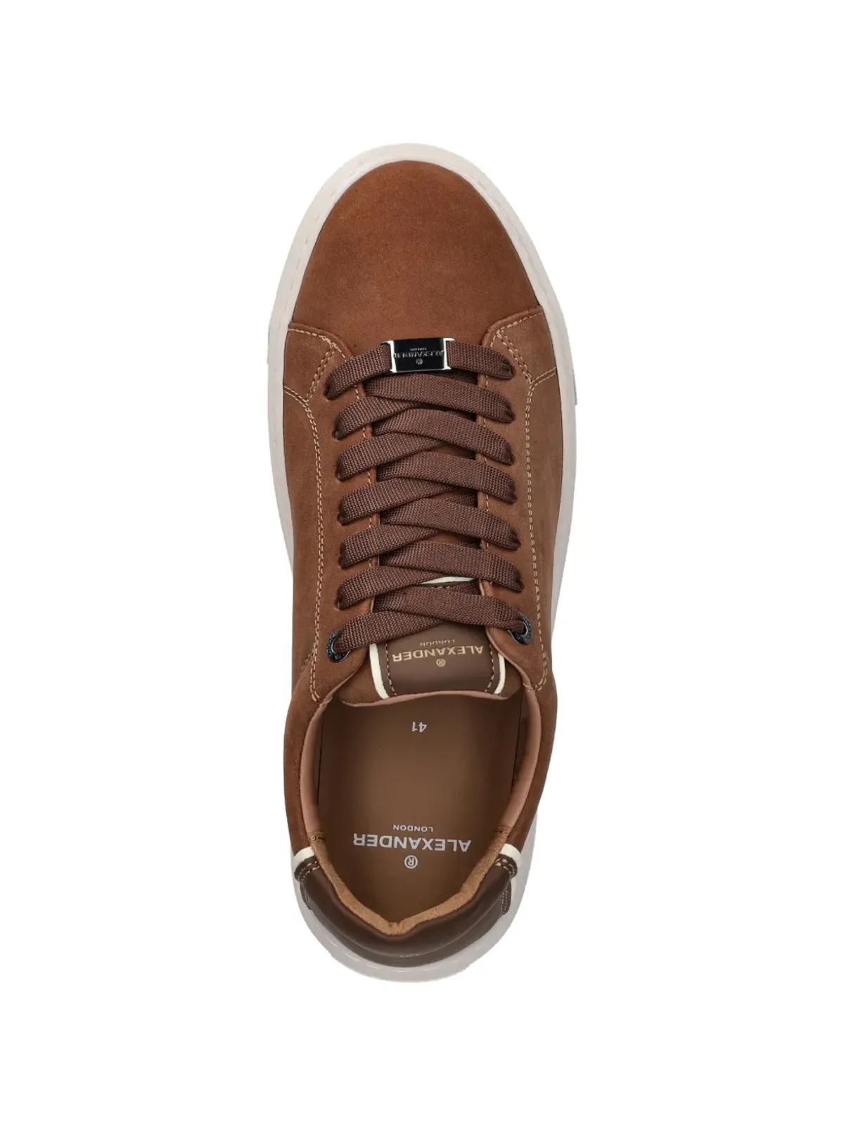 Alexander Smith London レースアップパネルドスニーカー - 画像4