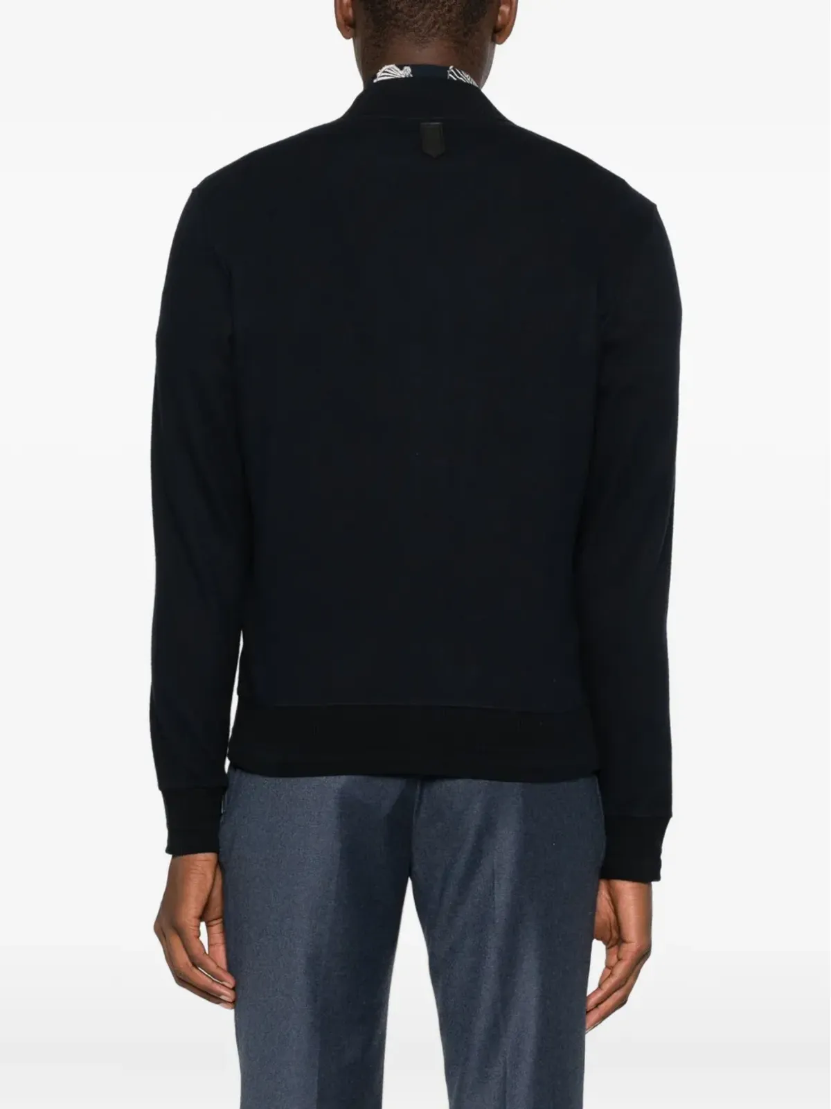 Canali ジップ付きコットンジャケット - 画像4