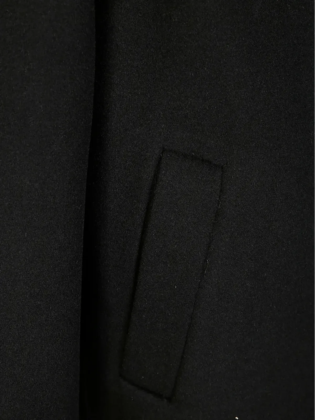 AMARÁNTO Over single-breasted coat - Black - 画像3