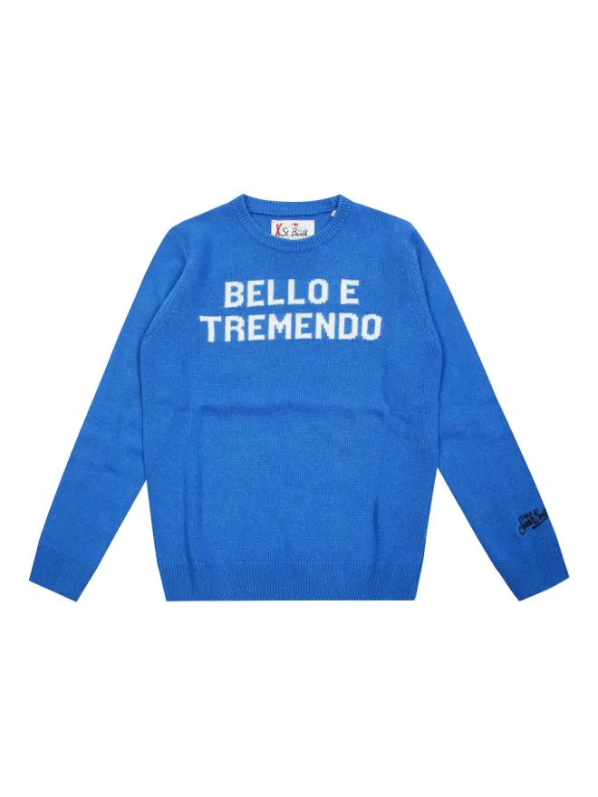 MC2 Saint Barth Kids MC2 Saint Barth Kids Bello e Tremendo セーター - ブルーの商品画像