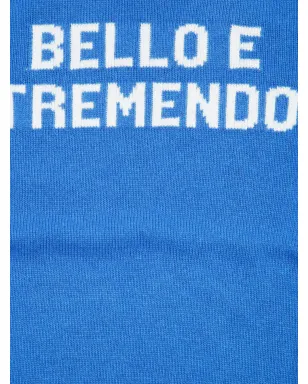 MC2 Saint Barth Kids Bello e Tremendo セーター - ブルー - サムネイル3