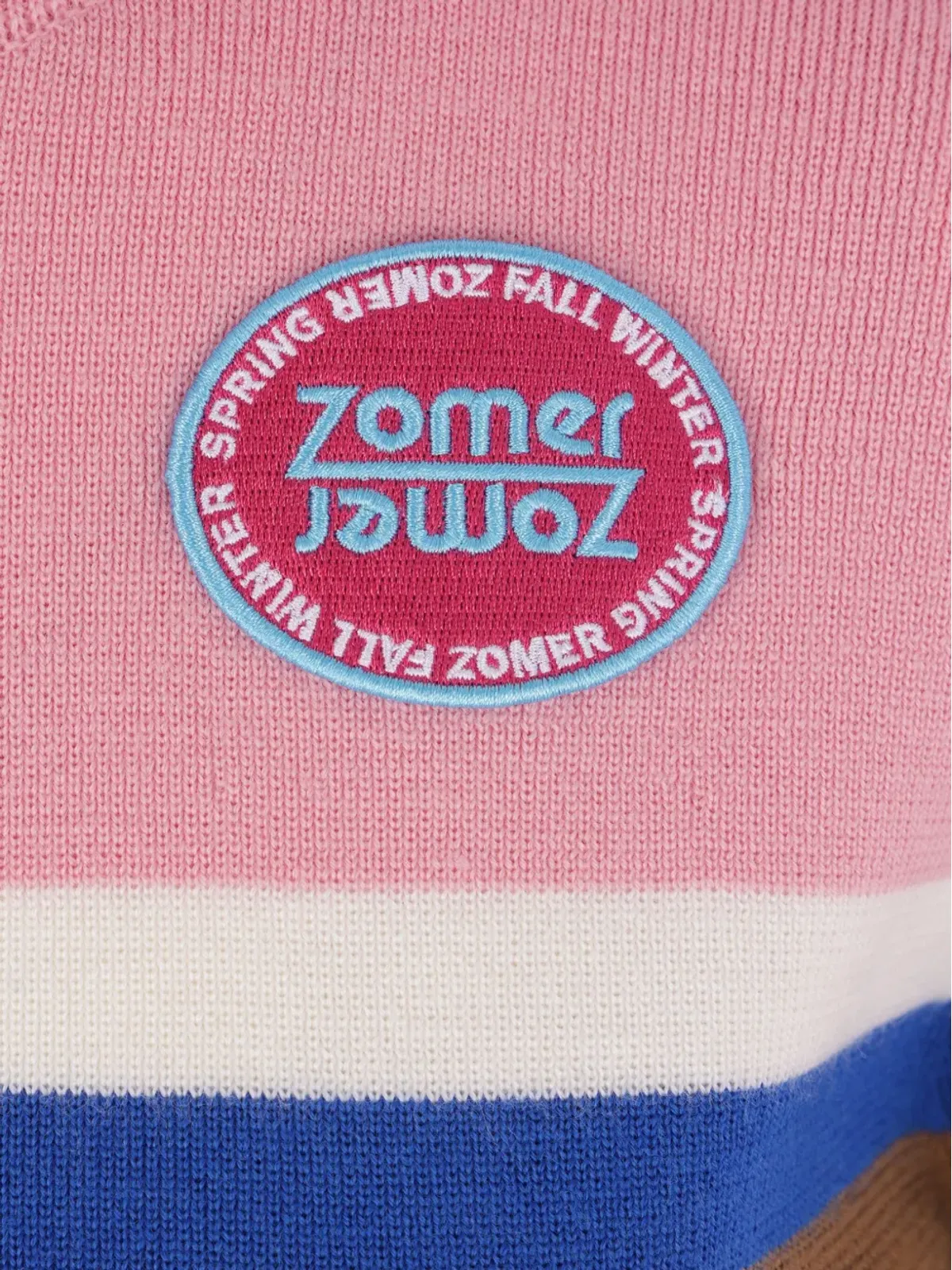 Zomer ロゴパッチ ジップファスニング カーディガン - 画像4