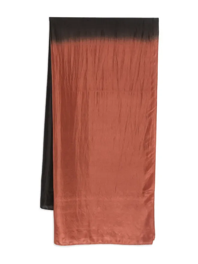 YAVI YAVI ombré-effect scarf - Brownの商品画像