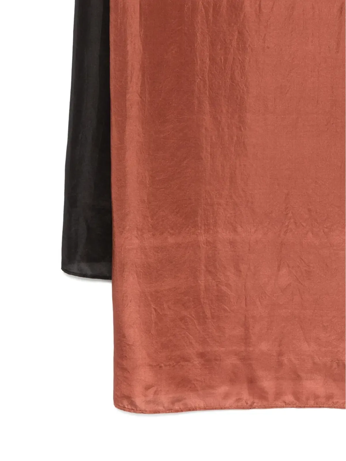 YAVI ombré-effect scarf - Brown - 画像3