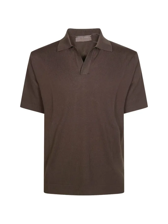 Filippo De Laurentiis Filippo De Laurentiis Vネック半袖Tシャツ - ブラウンの商品画像