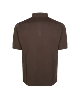 Filippo De Laurentiis Vネック半袖Tシャツ - ブラウン - サムネイル2