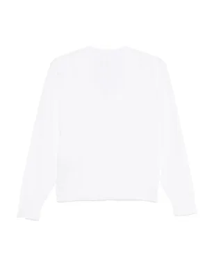 LIU JO エンブリッシュドVネックTシャツ - ホワイト - サムネイル2