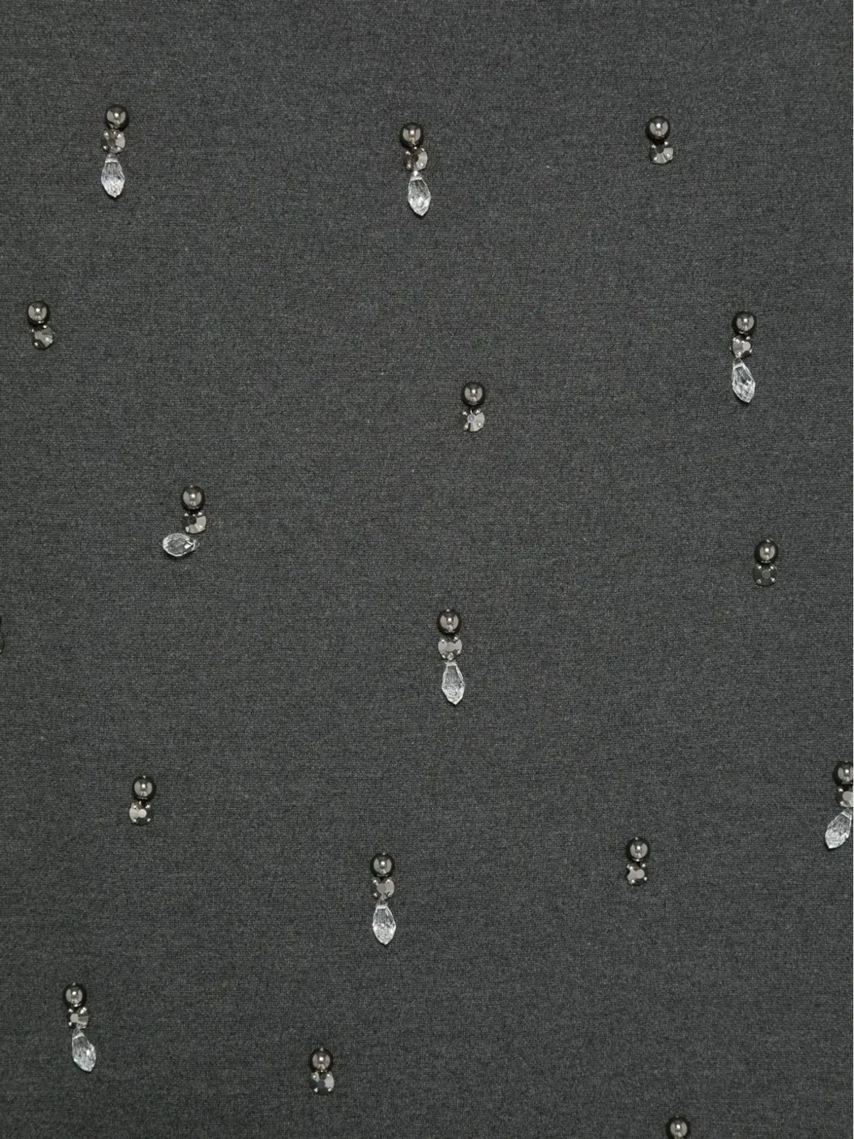 Semicouture rhinestone-embellished skirt - Grey - 画像3