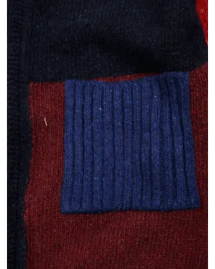 Bobo Choses カラーブロックジップ付きカーディガン - ブルー - サムネイル3