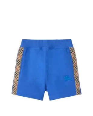 Burberry Kids チェック柄ストライプショーツ - サムネイル1