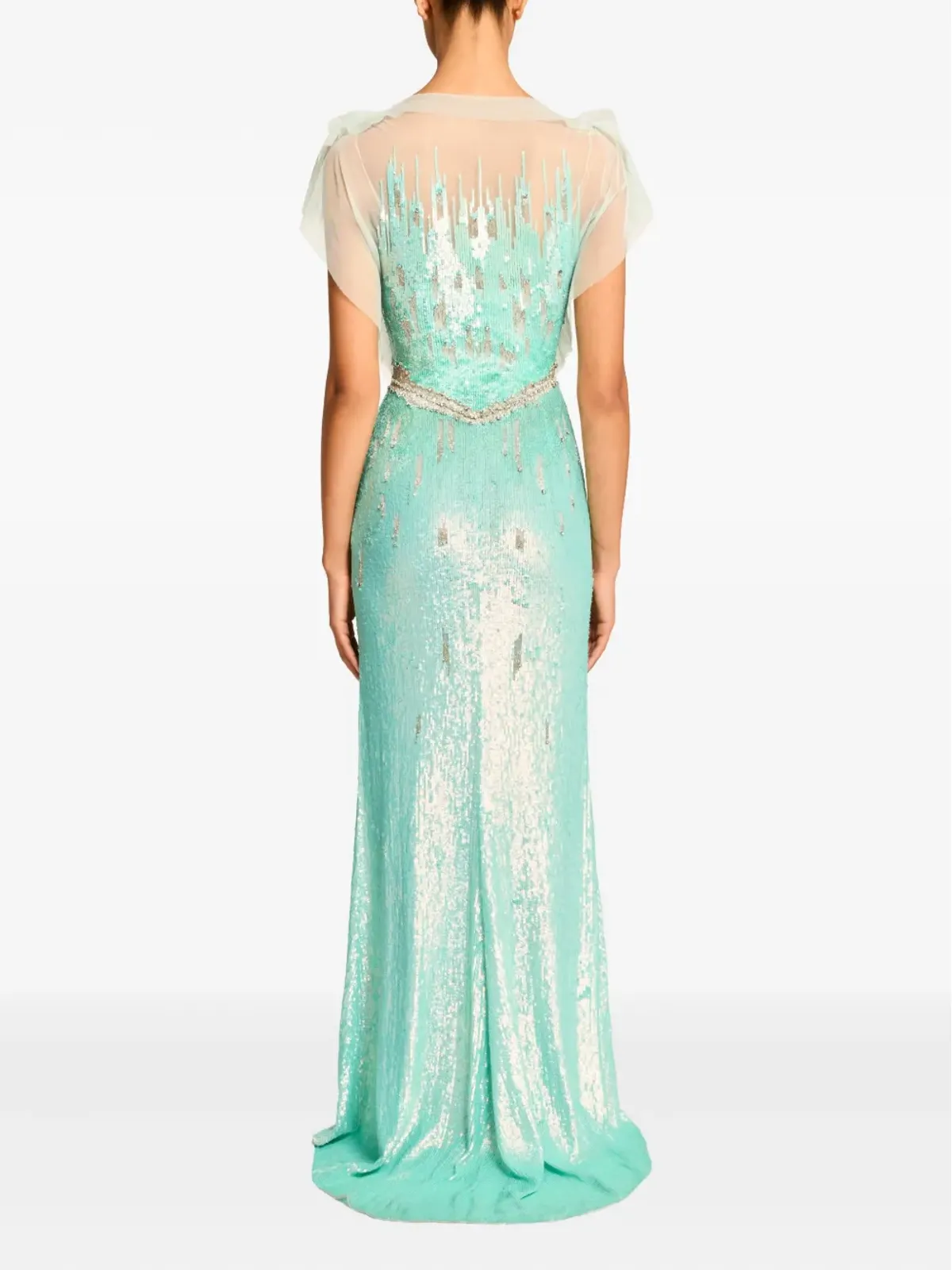 Jenny Packham マグノリア スパンコール装飾ガウン - 画像3