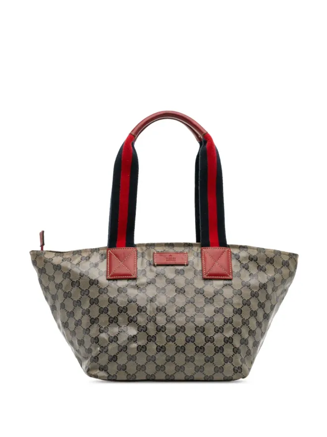 Gucci Pre-Owned Gucci Pre-Owned GG Crystal Web トートバッグの商品画像