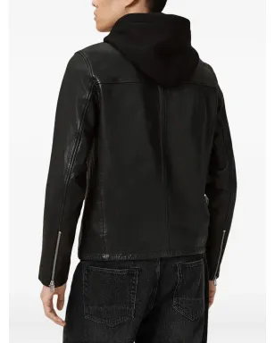 AllSaints アシュトン レザー ジャケット - サムネイル4