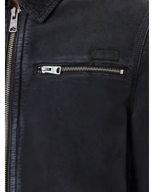 AllSaints Rothwell ジップアップジャケット - ブラック - サムネイル5