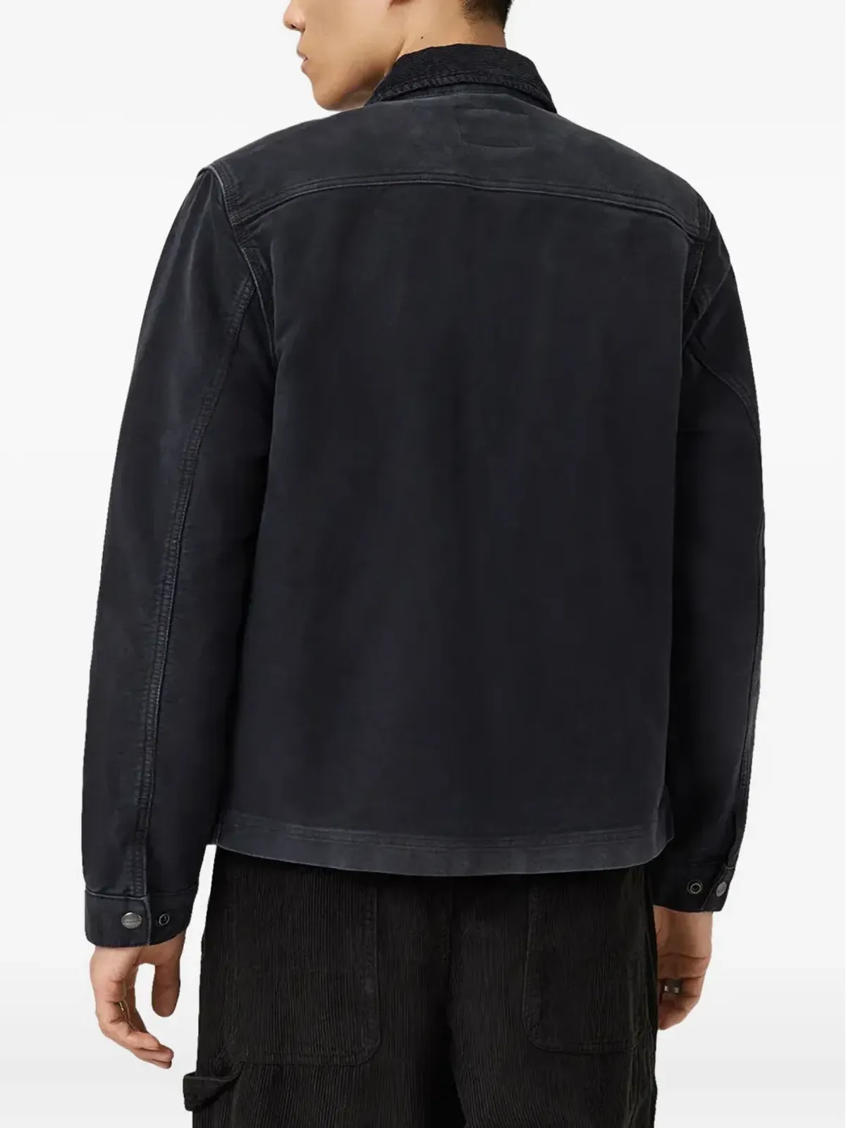 AllSaints Rothwell ジップアップジャケット - ブラック - 画像3