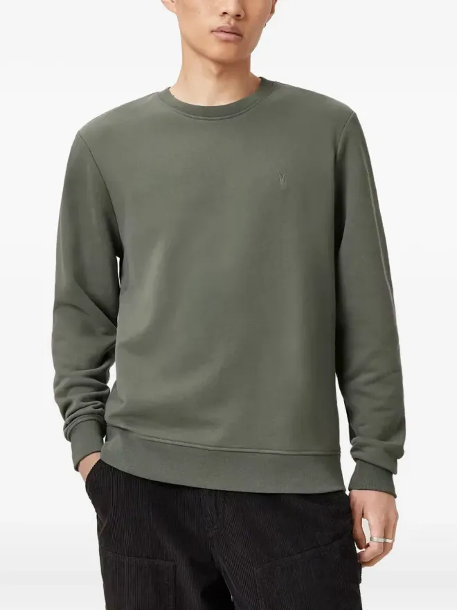 ALLSAINTS AllSaints Raven クルーネック スウェットシャツ - グリーンの商品画像