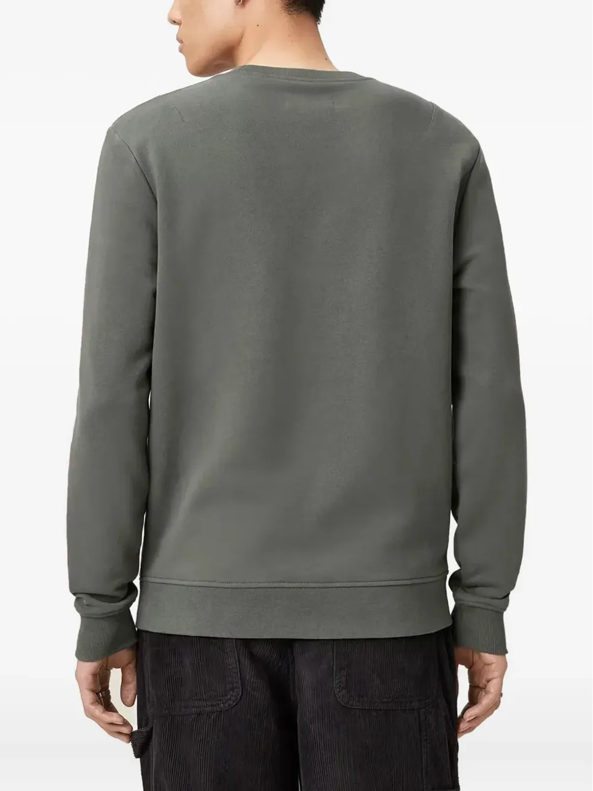 AllSaints Raven クルーネック スウェットシャツ - グリーン - 画像3