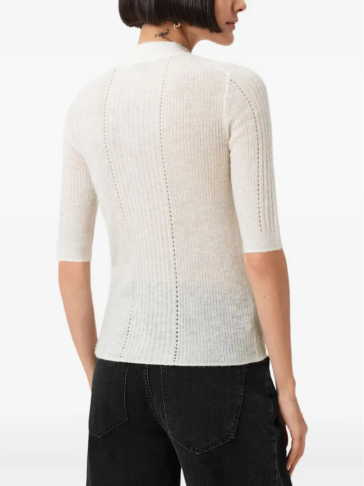 AllSaints リブ編みトップ - 画像2