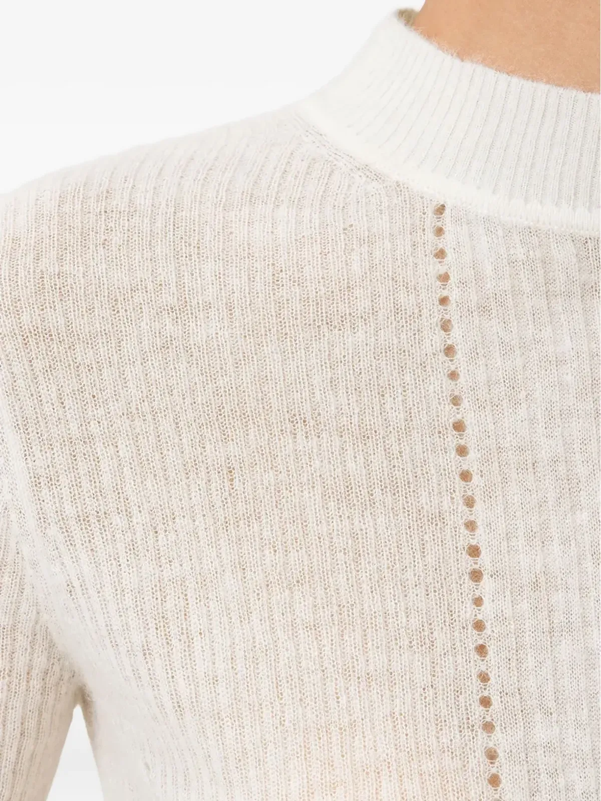 AllSaints リブ編みトップ - 画像3